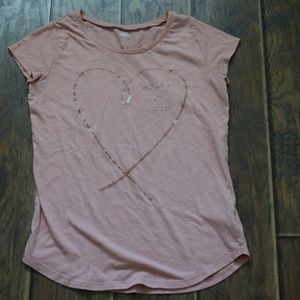 Old Navy Girls Graphic Tee Pink/Salmon
